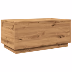 vidaXL Coffee Table with LED Lights Hallway End Table Side Tea Sofa Table - artisan oak, 90 x 50 x 40 cm - Additional view 2