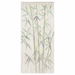 vidaXL Insect Door Curtain 90x200cm Elegant Quiet Fly Screen Multi Patterns - Green, 100 x 200 cm