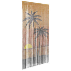 vidaXL Insect Door Curtain 90x200cm Elegant Quiet Fly Screen Multi Patterns - Multicolour, 100 x 200 cm