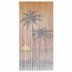 vidaXL Insect Door Curtain 90x200cm Elegant Quiet Fly Screen Multi Patterns - Multicolour, 100 x 200 cm