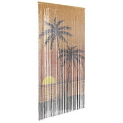 vidaXL Insect Door Curtain 90x200cm Elegant Quiet Fly Screen Multi Patterns - Multicolour, 100 x 220 cm