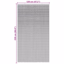 vidaXL Insect Door Curtain Bamboo 90x200cm Elegant Fly Screen Multi Patterns - 120 x 220 cm - Additional view 6