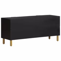 vidaXL TV Cabinet TV Stand Hifi Media Cabinet TV Unit Black Engineered Wood - Additional view 4