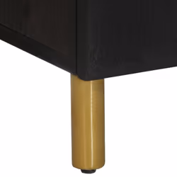 vidaXL Sideboard Cupboard Storage Cabinet Highboard Black Engineered Wood - Additional view 7