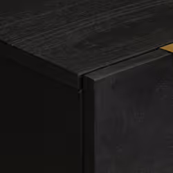 vidaXL Sideboard Cupboard Storage Cabinet Highboard Black Engineered Wood - Additional view 5