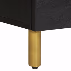 vidaXL Sideboard Cupboard Storage Cabinet Highboard Black Engineered Wood - Additional view 7