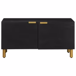 vidaXL Coffee Table Hallway End Table Accent Side Table Black Engineered Wood