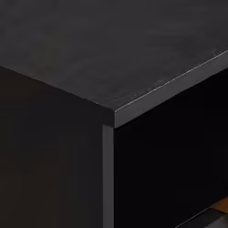 vidaXL Bedside Cabinet Nightstand Bed Table Bed Cabinet Black Engineered Wood - 2 pcs - Additional view 6