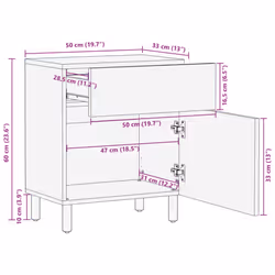 vidaXL Bedside Cabinet Nightstand Bed Table Bed Cabinet Black Engineered Wood