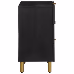 VidaXL 4017657 nightstand/bedside table Black - Additional view 4