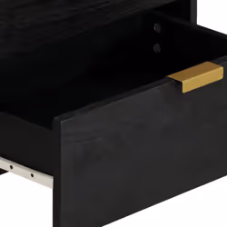 VidaXL 4017657 nightstand/bedside table Black - Additional view 7