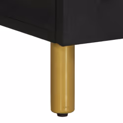 VidaXL 4017659 nightstand/bedside table Black - Additional view 8