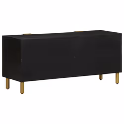 vidaXL TV Cabinet TV Stand Hifi Media Cabinet TV Unit Black Engineered Wood - Additional view 4
