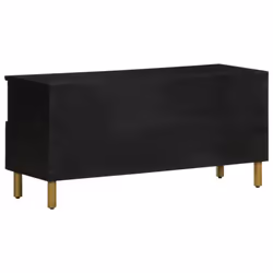vidaXL TV Cabinet TV Stand Hifi Media Cabinet TV Unit Black Engineered Wood - Additional view 4