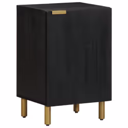 vidaXL Bathroom Cabinet Sink Unit Cupboard Vanity Unit Black Engineered Wood