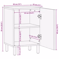 vidaXL Bathroom Cabinet Sink Unit Cupboard Vanity Unit Black Engineered Wood
