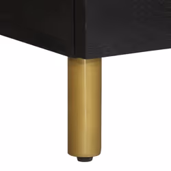 vidaXL Highboard Sideboard Storage Cabinet Cupboard Black Engineered Wood - Additional view 7