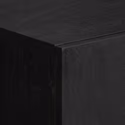 vidaXL Highboard Sideboard Storage Cabinet Cupboard Black Engineered Wood - Additional view 5