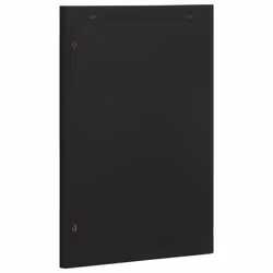 vidaXL Bathroom Mirror Wall Mirror Bath Mirror Black Engineered Wood and brass