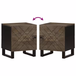VidaXL 4017680 nightstand/bedside table Black - Additional view 6