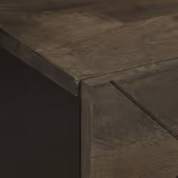 vidaXL Bedside Cabinets 2 pcs Black 40x33x46 cm Solid Wood Mango bedside table - 1 pcs - Additional view 5
