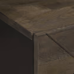 vidaXL Bedside Cabinets 2 pcs Black 40x33x46 cm Solid Wood Mango bedside table - 2 pcs - Additional view 6