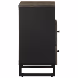 VidaXL 4017694 nightstand/bedside table Black - Additional view 4