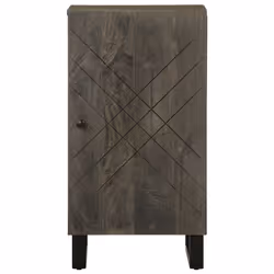 vidaXL Sideboard Black 40x33x75 cm Solid Wood Mango storage cabinet