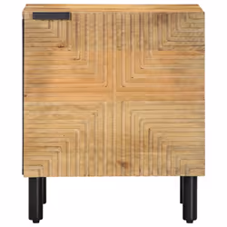 vidaXL Bedside Cabinets 2 pcs Brown 40x33x46 cm Solid Wood Mango bedside table - 1 pcs