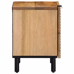 vidaXL Bedside Cabinets 2 pcs Brown 40x33x46 cm Solid Wood Mango bedside table - 2 pcs - Additional view 4