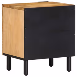 vidaXL Bedside Cabinets 2 pcs Brown 40x33x46 cm Solid Wood Mango bedside table - 2 pcs - Additional view 5