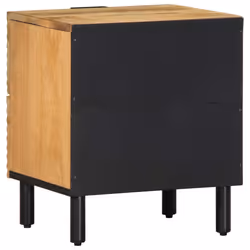 vidaXL Bedside Cabinets 2 pcs Brown 40x33x46 cm Solid Wood Mango bedside table - 1 pcs - Additional view 4