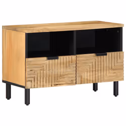 vidaXL TV Cabinet Brown 70x33x46 cm Solid Wood Mango TV stand TV sideboard