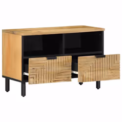 vidaXL TV Cabinet Brown 70x33x46 cm Solid Wood Mango TV stand TV sideboard