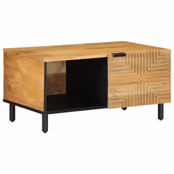 vidaXL Coffee Table Brown 80x50x40 cm Solid Wood Mango side table
