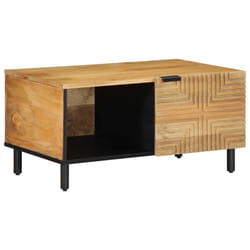 vidaXL Coffee Table Brown 80x50x40 cm Solid Wood Mango side table