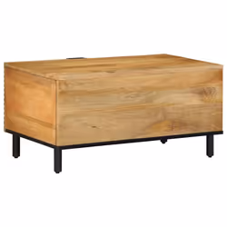 vidaXL Coffee Table Brown 80x50x40 cm Solid Wood Mango side table - Additional view 4