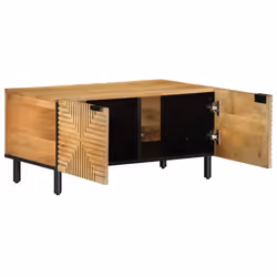 vidaXL Coffee Table Brown 80x50x40 cm Solid Wood Mango side table
