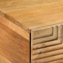 vidaXL Coffee Table Brown 80x50x40 cm Solid Wood Mango side table - Additional view 5