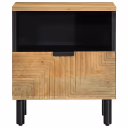 vidaXL Bedside Cabinet Brown 40x33x46 cm Solid Wood Mango bedside table