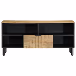 vidaXL TV Cabinet Brown 100x33x46 cm Solid Wood Mango TV stand TV sideboard