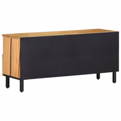 vidaXL TV Cabinet Brown 100x33x46 cm Solid Wood Mango TV stand TV sideboard - Additional view 4