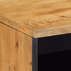 vidaXL TV Cabinet Brown 100x33x46 cm Solid Wood Mango TV stand TV sideboard - Additional view 5