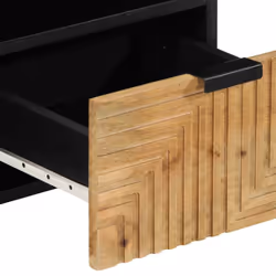 vidaXL TV Cabinet Brown 100x33x46 cm Solid Wood Mango TV stand TV sideboard - Additional view 6