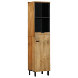 vidaXL Bathroom Cabinet Brown 38x33x160 cm Solid Wood Mango