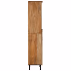 vidaXL Bathroom Cabinet Brown 38x33x160 cm Solid Wood Mango