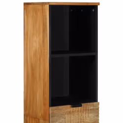 vidaXL Bathroom Cabinet Brown 38x33x160 cm Solid Wood Mango - Additional view 6