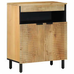 vidaXL Sideboard Brown 60x33x75 cm Solid Wood Mango cabinet cupboard highboard