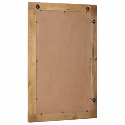 vidaXL Bathroom Mirror Brown 50x70x2.5 cm Solid Wood Mango mirror vanity mirror