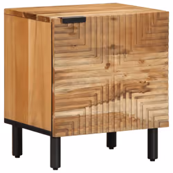 vidaXL Bedside Cabinet 40x33x46 cm Solid Wood Acacia bedside table nightstand - 1 pcs